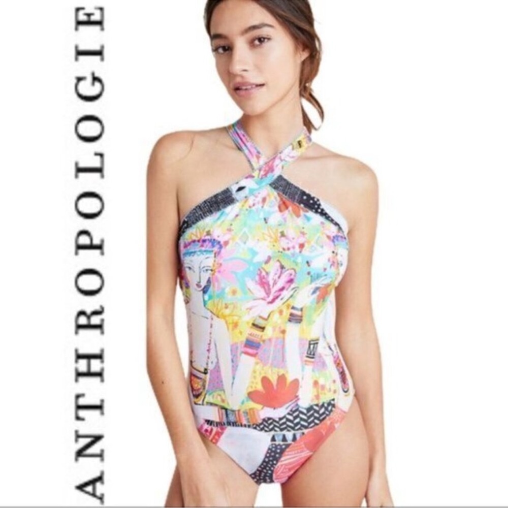 Anthropologie Jai Vasicek Paradiso One-Piece Swimsuit